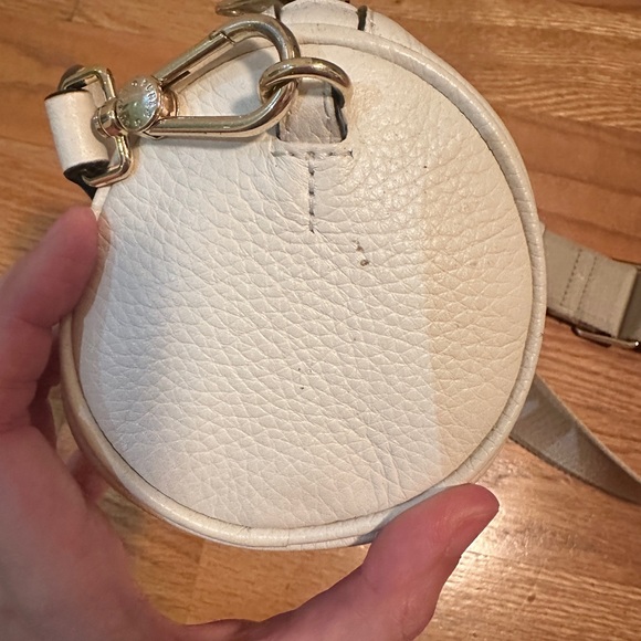 Furla Cream Pebbled Leather Crossbody with Coin Pouch - Picture 4 of 8